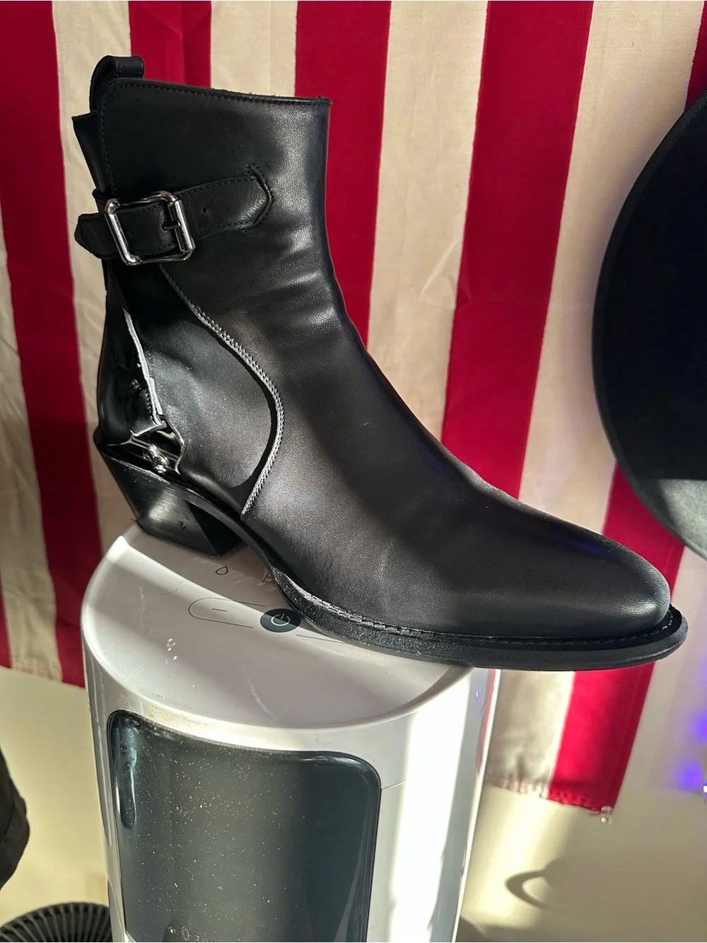 John Varvatos toe detailing ankle